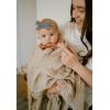 imageLittle Unicorn  Oatmeal Deluxe Swaddle  Single  100 Rayon Muslin from Bamboo  Super Soft  Newborns and Infants  Large 47 x 47  Machine Washable