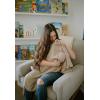 imageLittle Unicorn  Oatmeal Deluxe Swaddle  Single  100 Rayon Muslin from Bamboo  Super Soft  Newborns and Infants  Large 47 x 47  Machine Washable