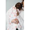 imageLittle Unicorn  Pink Ladies Deluxe Swaddle  Single  100 Rayon Muslin from Bamboo  Super Soft  Newborns and Infants  Large 47 x 47  Machine Washable