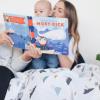 imageLittle Unicorn Cotton Muslin Swaddle Blankets set Of 3  Dino Friends Blue Green Navy