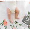 imageLittle Unicorn Keepsake Monthly Milestone Photo Blanket  47 x 46  Milestone Cards Included  100 Cotton Muslin  Machine Washable  Playful Designs  for Boys ampamp Girls Watercolor RosesWatercolor Roses