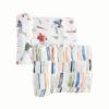 imageLittle Unicorn  Home Run Deluxe Swaddle Set  Set of 2  100 Rayon Muslin from Bamboo  Super Soft  Newborns and Infants  Large 47 x 47  Machine Washable