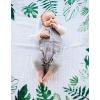 imageLittle Unicorn Keepsake Monthly Milestone Photo Blanket  47 x 46  Milestone Cards Included  100 Cotton Muslin  Machine Washable  Playful Designs  for Boys ampamp Girls Watercolor RosesTropical Leaf