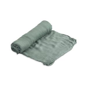 imageLittle Unicorn  Sage Deluxe Swaddle  Single  100 Rayon Muslin from Bamboo  Super Soft  Newborns and Infants  Large 47 x 47  Machine Washable