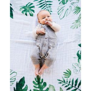 imageLittle Unicorn Keepsake Monthly Milestone Photo Blanket  47 x 46  Milestone Cards Included  100 Cotton Muslin  Machine Washable  Playful Designs  for Boys ampamp Girls Watercolor RosesTropical Leaf