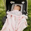 imageLittle Unicorn Deluxe Muslin Quilt  100 Rayon Muslin from Bamboo  Babies and Toddlers  Small 30 x 40  Home RunBlush