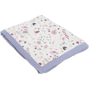 imageLittle Unicorn  Fairy Gardens Deluxe Muslin Quilt  100 Rayon Muslin from Bamboo  Super Soft Blanket  Babies and Toddlers  XLarge 60quot x 72  Machine Washable