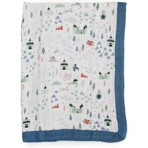 imageLittle Unicorn Deluxe Muslin Quilt  100 Rayon Muslin from Bamboo  Super Soft Blanket  Babies and Toddlers  30quot x 40quot  Machine Washable Dragon Days