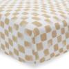 imageLittle Unicorn Premium Crib Sheet  Breathable ampamp SuperSoft Muslin Fabric Shooting StarsAdobe Checker