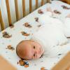 imageLittle Unicorn Premium Crib Sheet  Breathable ampamp SuperSoft Muslin Fabric Shooting StarsBison