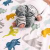imageLittle Unicorn Premium Crib Sheet  Breathable ampamp SuperSoft Muslin Fabric Shooting StarsBlue  Green  Navy