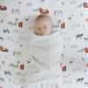 imageLittle Unicorn Premium Crib Sheet  Breathable ampamp SuperSoft Muslin Fabric Shooting StarsFarmyard