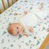 imageLittle Unicorn Premium Crib Sheet  Breathable ampamp SuperSoft Muslin Fabric Shooting StarsForest Friends