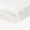 imageLittle Unicorn Premium Crib Sheet  Breathable ampamp SuperSoft Muslin Fabric Shooting StarsGold Diamondstripe
