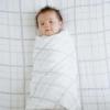 imageLittle Unicorn Premium Crib Sheet  Breathable ampamp SuperSoft Muslin Fabric Shooting StarsGrey Plaid