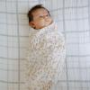 imageLittle Unicorn Premium Crib Sheet  Breathable ampamp SuperSoft Muslin Fabric Shooting StarsGrey Plaid