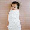 imageLittle Unicorn Premium Crib Sheet  Breathable ampamp SuperSoft Muslin Fabric Shooting StarsMauve Stripe