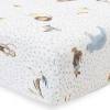 imageLittle Unicorn Premium Crib Sheet  Breathable ampamp SuperSoft Muslin Fabric Shooting StarsParty Animals