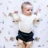 imageLittle Unicorn Premium Crib Sheet  Breathable ampamp SuperSoft Muslin Fabric Shooting StarsParty Animals
