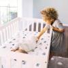 imageLittle Unicorn Premium Crib Sheet  Breathable ampamp SuperSoft Muslin Fabric Shooting StarsPrickle Pots