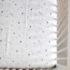 imageLittle Unicorn Premium Crib Sheet  Breathable ampamp SuperSoft Muslin Fabric Shooting StarsShooting Stars