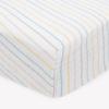 imageLittle Unicorn Premium Crib Sheet  Breathable ampamp SuperSoft Muslin Fabric Shooting StarsUnicorn Stripe
