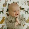imageLittle Unicorn Premium Crib Sheet  Breathable ampamp SuperSoft Muslin Fabric Shooting StarsWoof