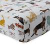 imageLittle Unicorn Premium Crib Sheet  Breathable ampamp SuperSoft Muslin Fabric Shooting StarsWoof