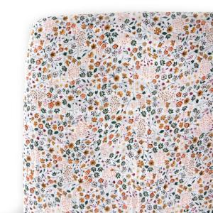 imageLittle Unicorn Premium Crib Sheet  Breathable ampamp SuperSoft Muslin Fabric Shooting StarsPressed Petals