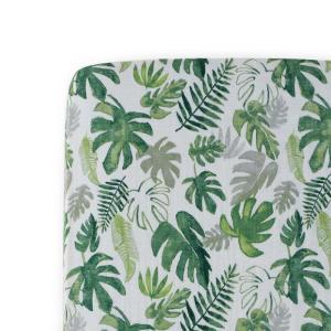 imageLittle Unicorn Premium Crib Sheet  Breathable ampamp SuperSoft Muslin Fabric Shooting StarsTropical Leaf