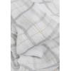 imageLittle Unicorn Premium Cotton Swaddle Baby Blanket  Breathable Fabric  for swaddling Play Nursing ampamp More DotsGrey Plaid