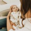 imageLittle Unicorn Premium Cotton Swaddle Baby Blanket  Breathable Fabric  for swaddling Play Nursing ampamp More DotsLlama Llama