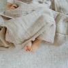 imageLittle Unicorn Premium Cotton Swaddle Baby Blanket  Breathable Fabric  for swaddling Play Nursing ampamp More DotsPorpoise