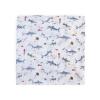 imageLittle Unicorn Premium Cotton Swaddle Baby Blanket  Breathable Fabric  for swaddling Play Nursing ampamp More DotsShark