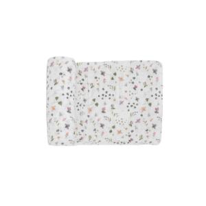imageLittle Unicorn Premium Cotton Swaddle Baby Blanket  Breathable Fabric  for swaddling Play Nursing ampamp More DotsGarden Bees