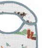 imageLittle Unicorn Premium Classic Bib 3 pack  Adjustable as baby grows  Soft fabric on skin  Great for first time eaters Berry LemonadeFarmyard
