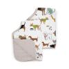 imageLittle Unicorn UltraAbsorbent Premium Burp Cloth  Soft on Babys Skin  Larger Size  Ergonomic Design Jack PlaidWoof