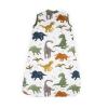 imageLittle Unicorn 06 Month Quilted Sleep Sack 26 TOG  Soft ampamp Breathable Muslin Cotton for Safer Sleep  2 Way Zipper Dino FriendsDino Friends