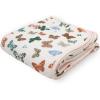 imageLittle Unicorn Original Premium Cotton Quilt  MultiLayered ampamp ExtraSoft Muslin Fabric for Babies ampamp Toddlers MermaidsButterflies