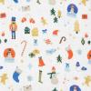 imageLittle Unicorn Original Premium Cotton Quilt  MultiLayered ampamp ExtraSoft Muslin Fabric for Babies ampamp Toddlers MermaidsChristmas Time