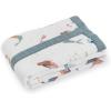 imageLittle Unicorn Original Premium Cotton Quilt  MultiLayered ampamp ExtraSoft Muslin Fabric for Babies ampamp Toddlers MermaidsMermaids
