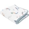 imageLittle Unicorn Original Premium Cotton Quilt  MultiLayered ampamp ExtraSoft Muslin Fabric for Babies ampamp Toddlers MermaidsMermaids