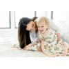 imageLittle Unicorn Original Premium Cotton Quilt  MultiLayered ampamp ExtraSoft Muslin Fabric for Babies ampamp Toddlers MermaidsWatercolor Roses