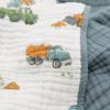 imageLittle Unicorn Original Premium Cotton Quilt  MultiLayered ampamp ExtraSoft Muslin Fabric for Babies ampamp Toddlers MermaidsWork Trucks