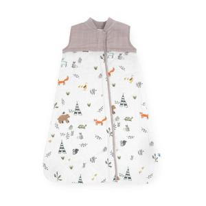 imageLittle Unicorn 06 Month Quilted Sleep Sack 26 TOG  Soft ampamp Breathable Muslin Cotton for Safer Sleep  2 Way Zipper Dino FriendsForest Friends
