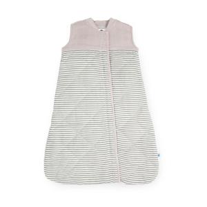 imageLittle Unicorn 06 Month Quilted Sleep Sack 26 TOG  Soft ampamp Breathable Muslin Cotton for Safer Sleep  2 Way Zipper Dino FriendsGrey Stripe