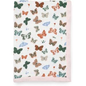 imageLittle Unicorn Original Premium Cotton Quilt  MultiLayered ampamp ExtraSoft Muslin Fabric for Babies ampamp Toddlers MermaidsButterflies