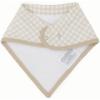 imageLittle Unicorn Cotton Muslin with Fleece Bandana BibTaupe Cross