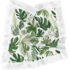 imageLittle Unicorn Security Blankets 3 Pack  100 Cotton Muslin with Satin Border Super Soft and Breathable  Baby Infant Toddler  Lovey for Boys and Girls  Tropical LeafTropical Leaf