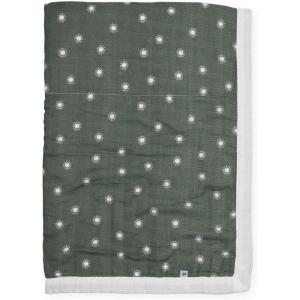 imageLittle Unicorn 100 Certified Organic Newborn Receiving Quilt  Ultra Soft MultiLayered Muslin Fabric  Gift for Newborns ampamp onThego Pencil FloralSage Suns 2